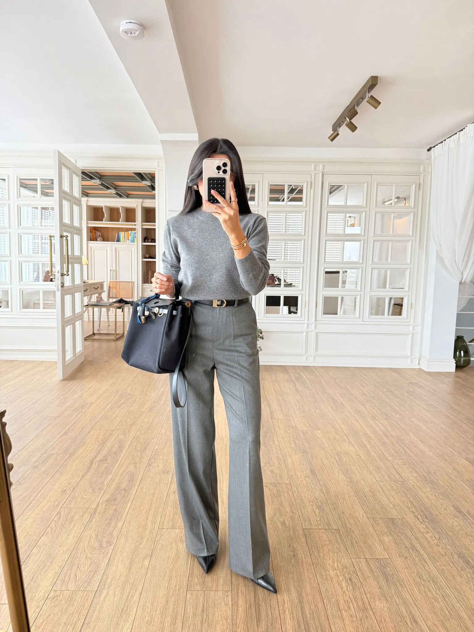 Awiko Balıksırtı Poliviskon Palazzo Pantolon