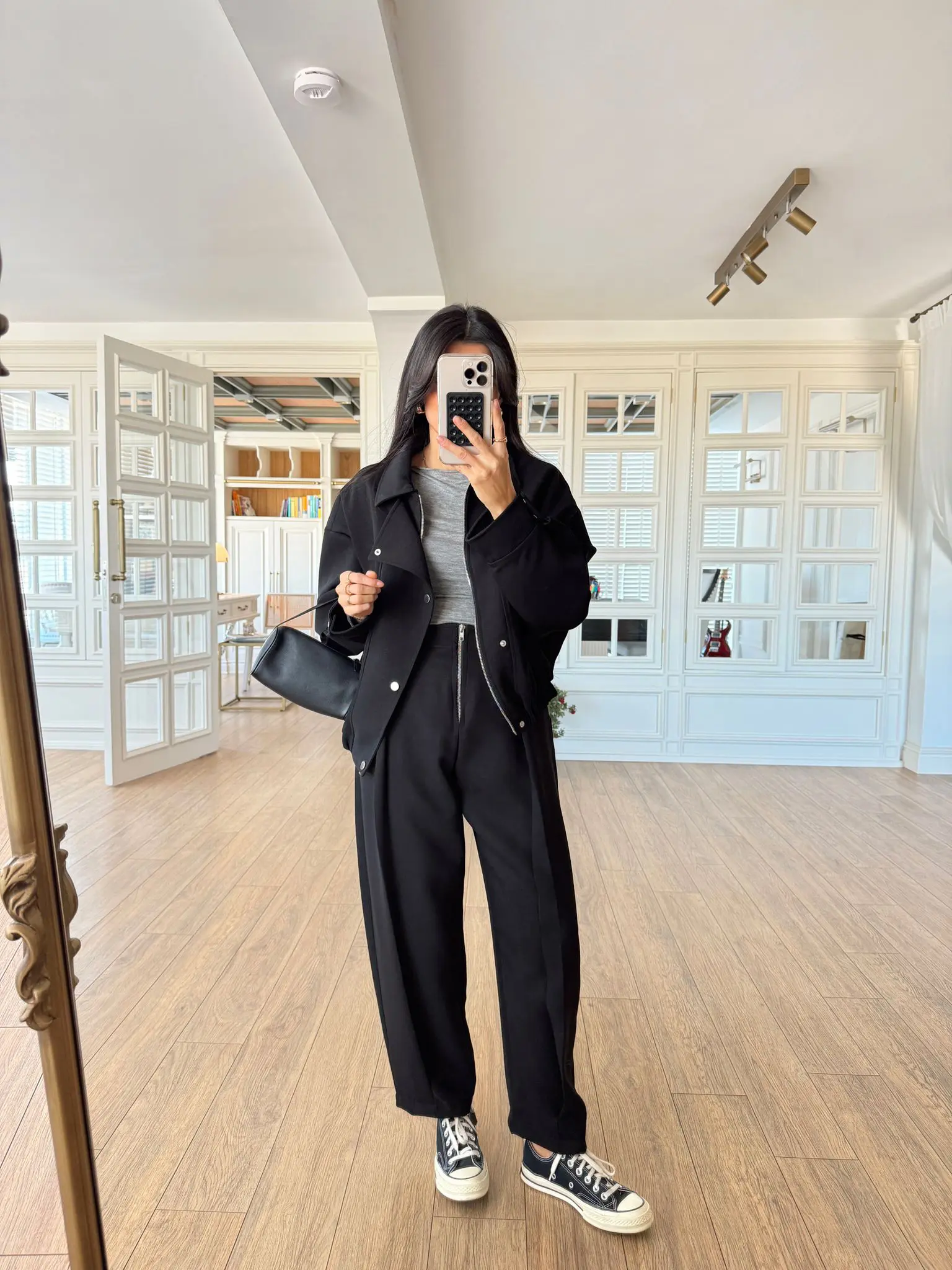 Timberlake Fermuarlı Tek Pensli Çıt Çıt Düğmeli Ceket-Pantolon Takım