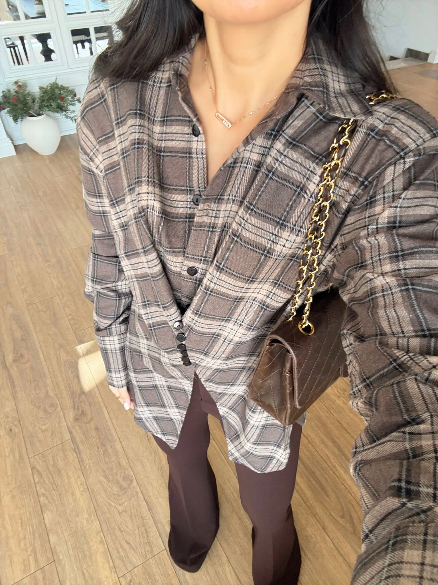 Astalavista Ön Düğme Detaylı Vatkalı Gömlek