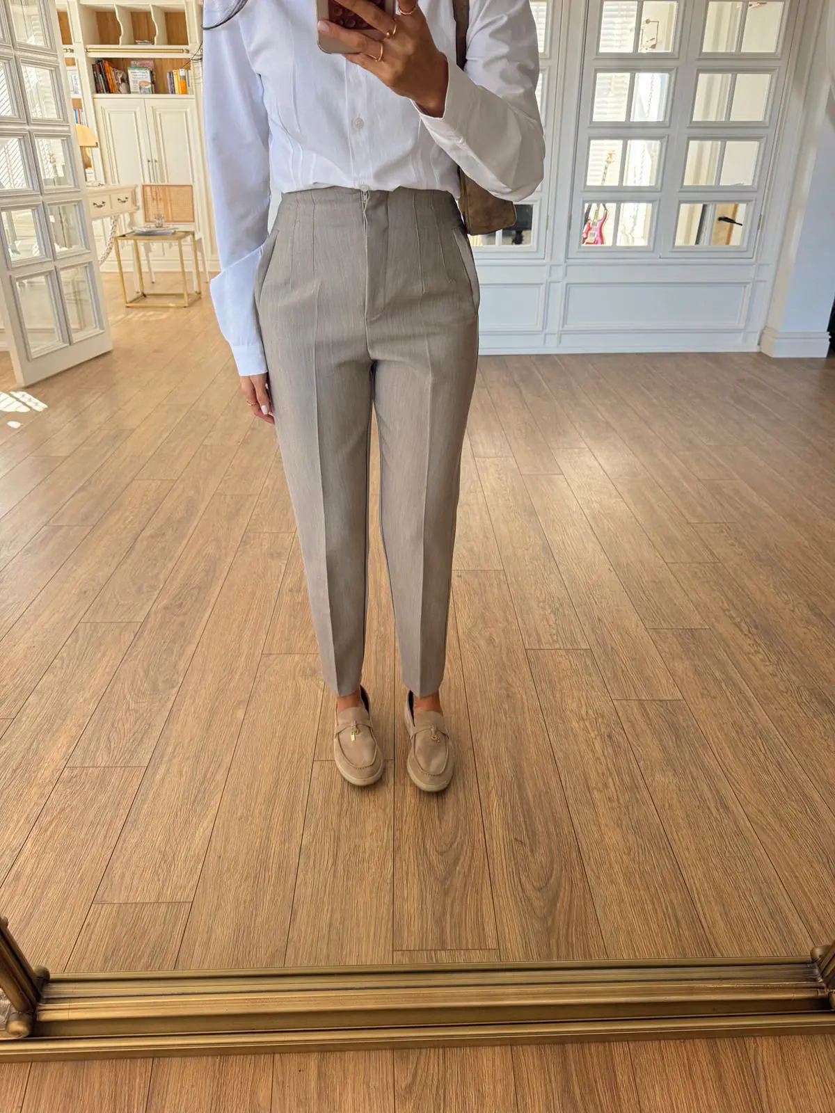 Chinias Flatolu Yan Cepli Havuç Pantolon