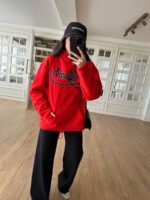 Odeyms Kırmızı Polar Sweat