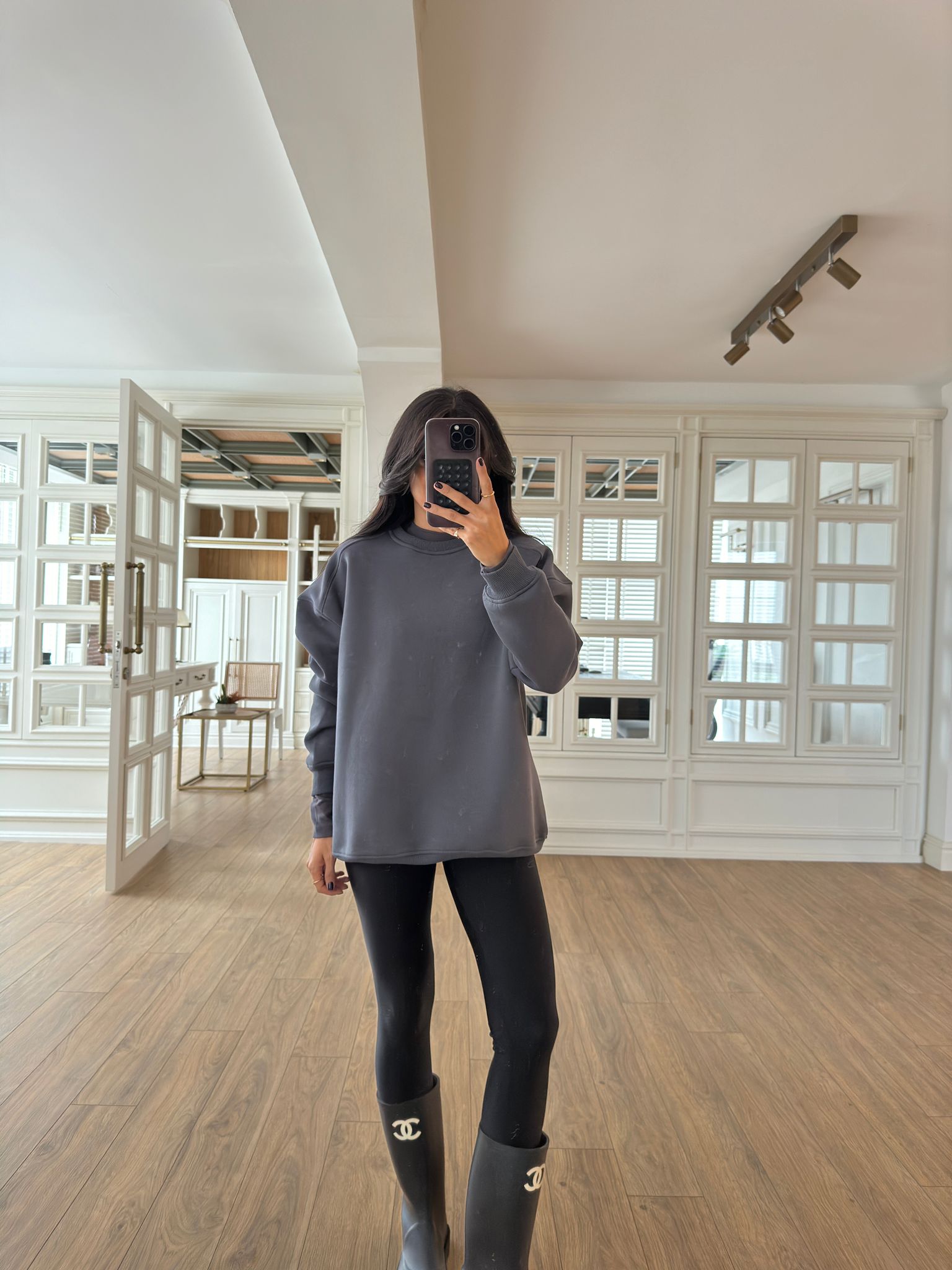 Veylo Bisiklet Yaka İçi Polarlı Basic Sweat