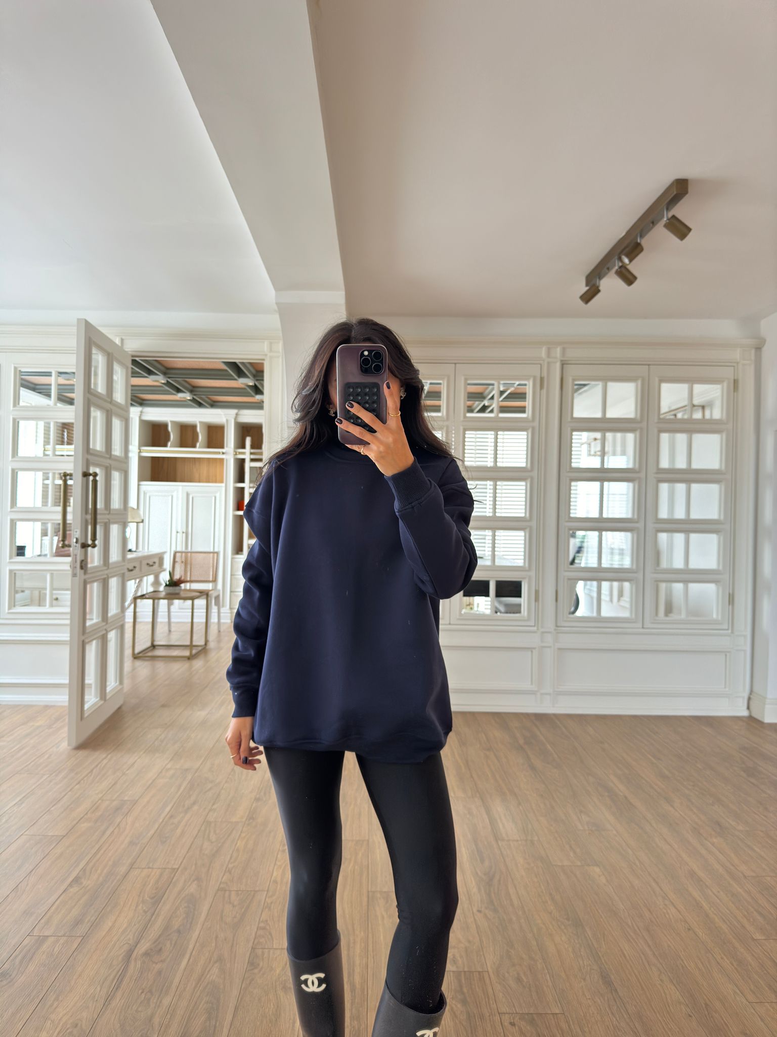 Veylo Bisiklet Yaka İçi Polarlı Basic Sweat