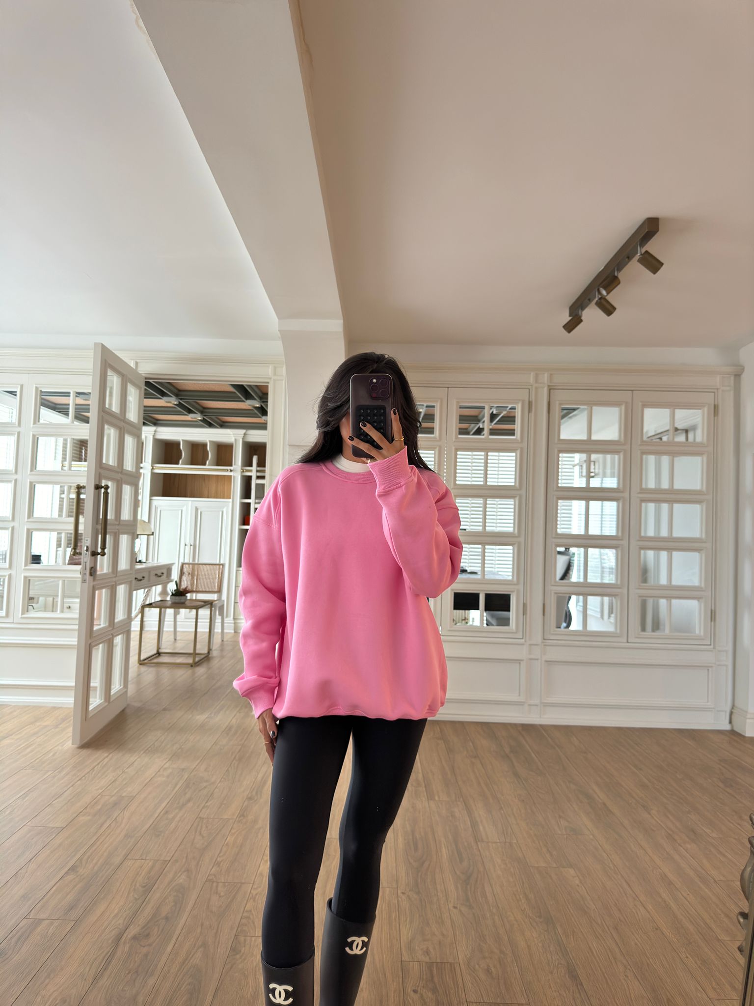 Veylo Bisiklet Yaka İçi Polarlı Basic Sweat