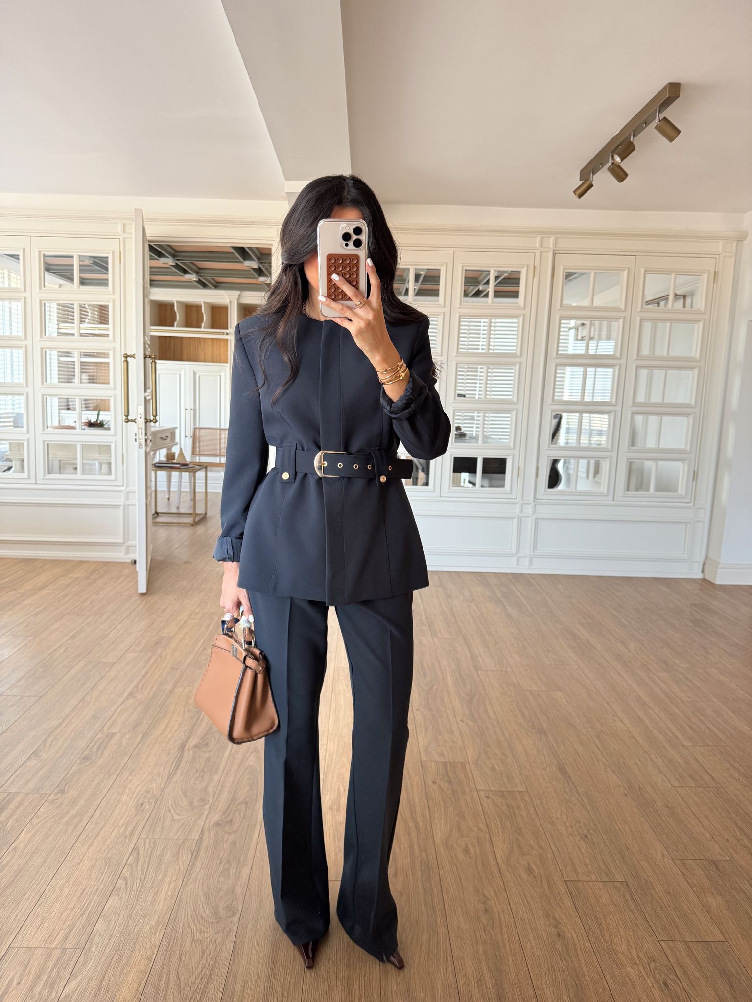 Helen Kemerli Gizli Patlı Premium Ceket-Pantolon Takım