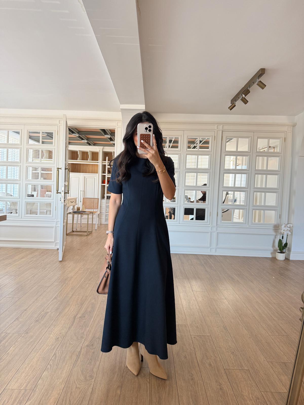 Parçalı Maxi Elbise