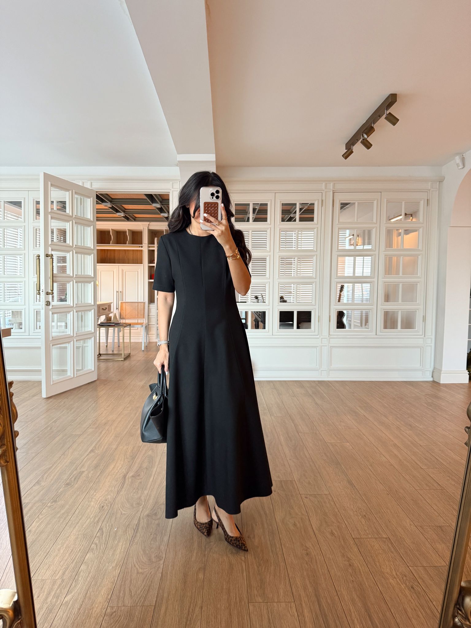 Parçalı Maxi Elbise