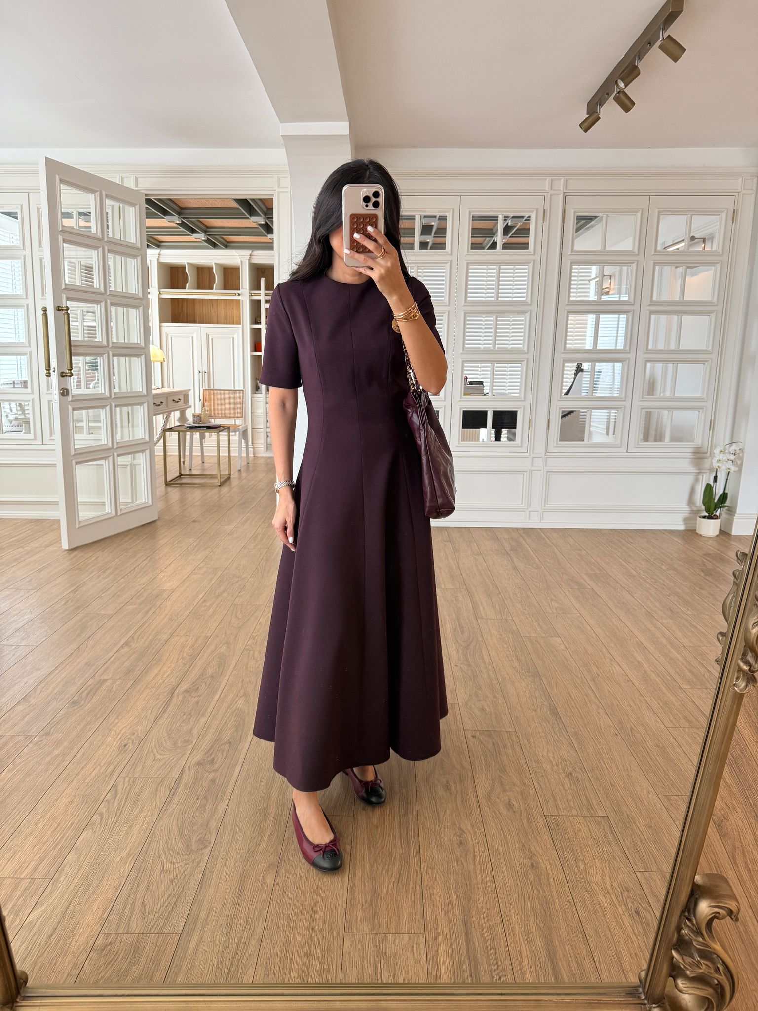 Parçalı Maxi Elbise