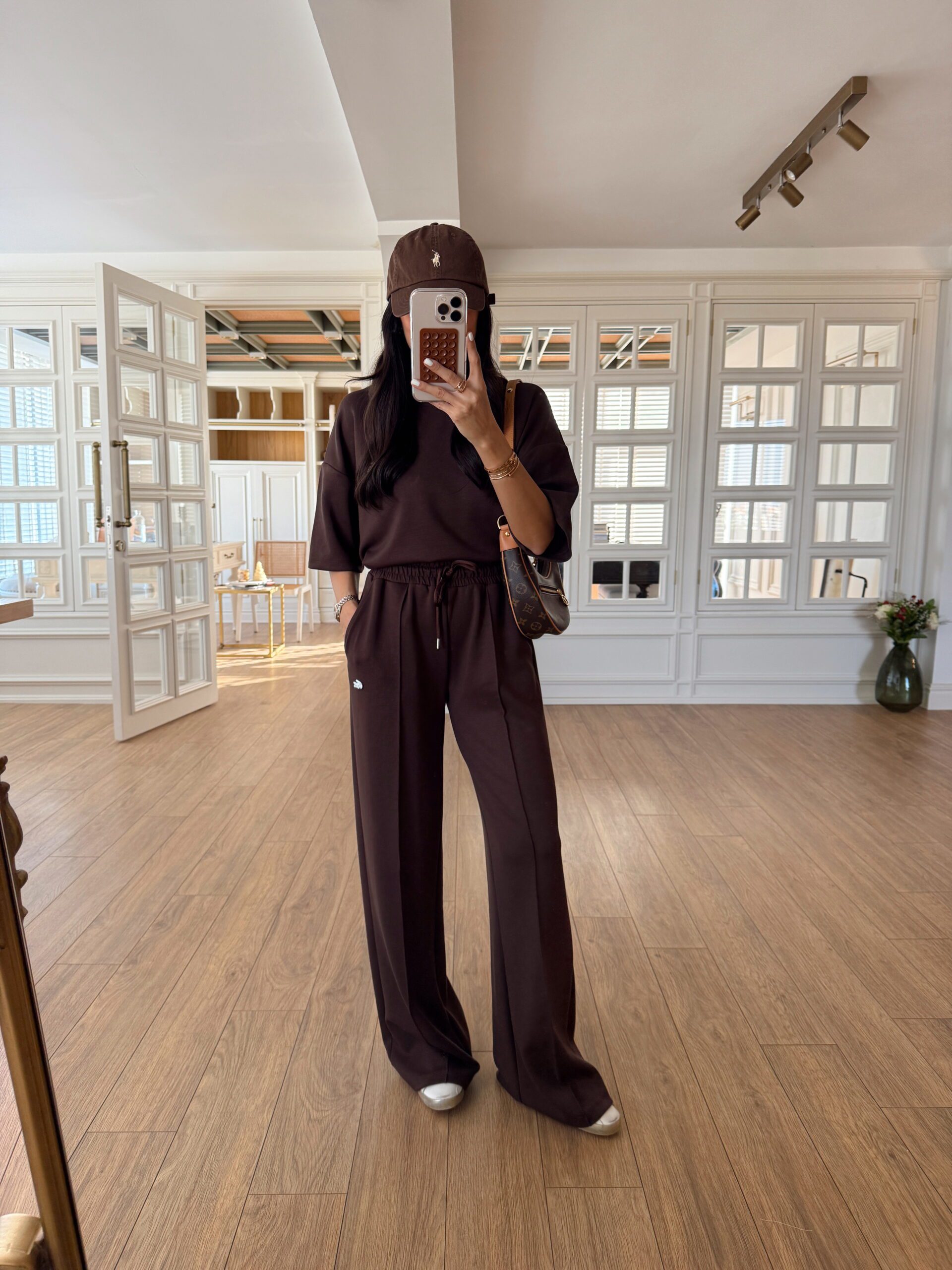 Bies Önden Dikişli Pantolon-Sweat Takım