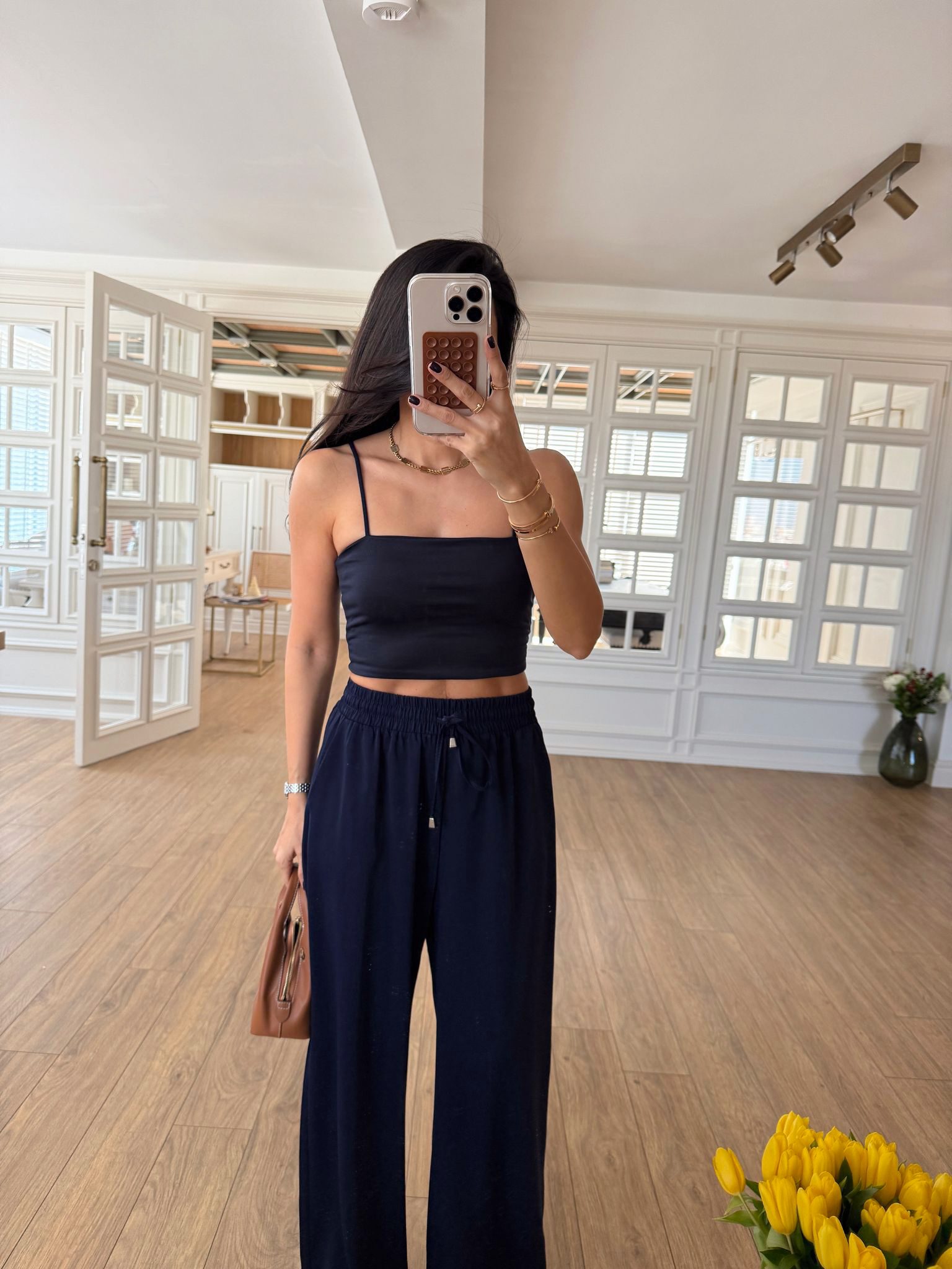 Orikas İp Askılı Crop Top