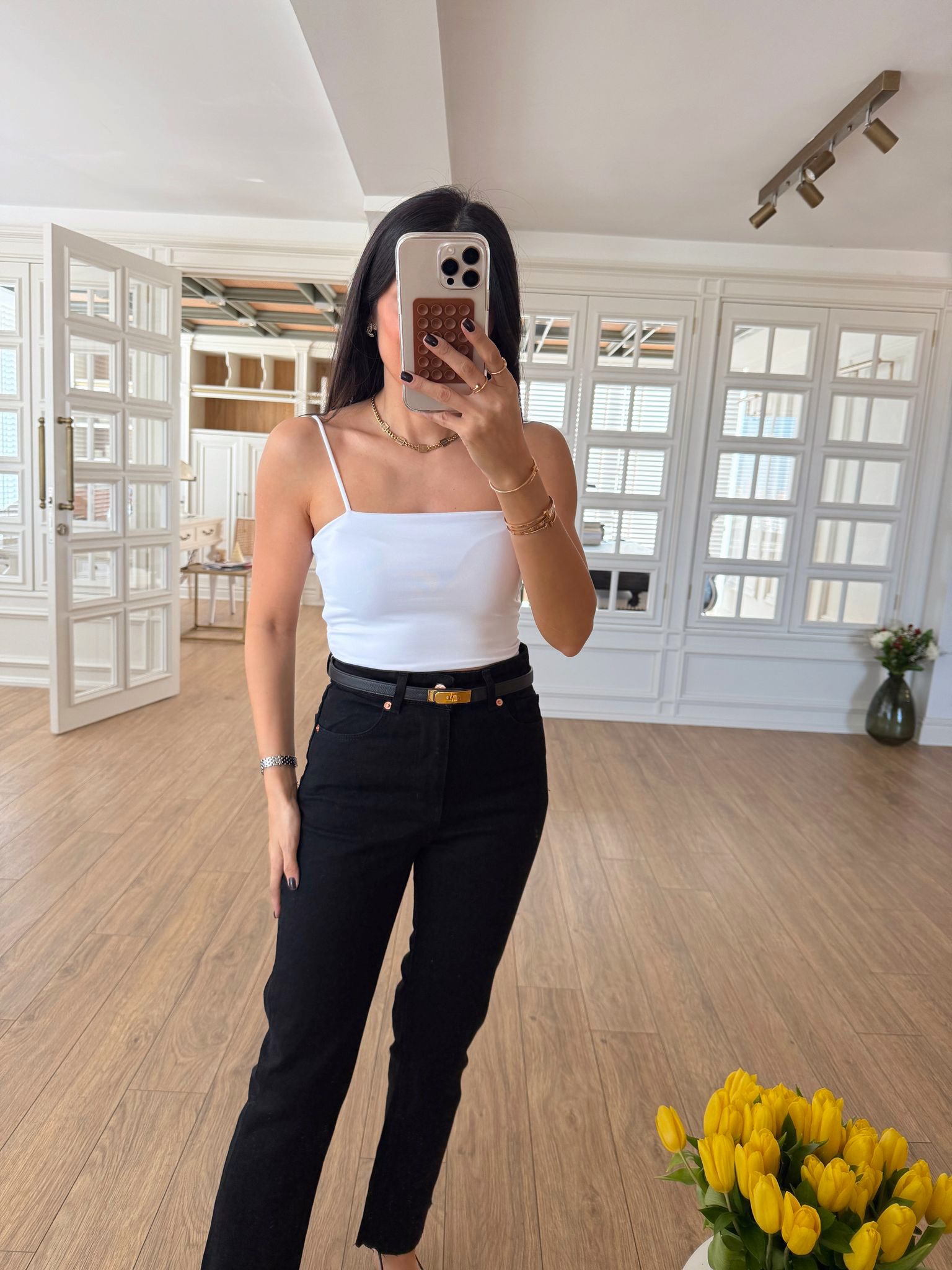 Orikas İp Askılı Crop Top