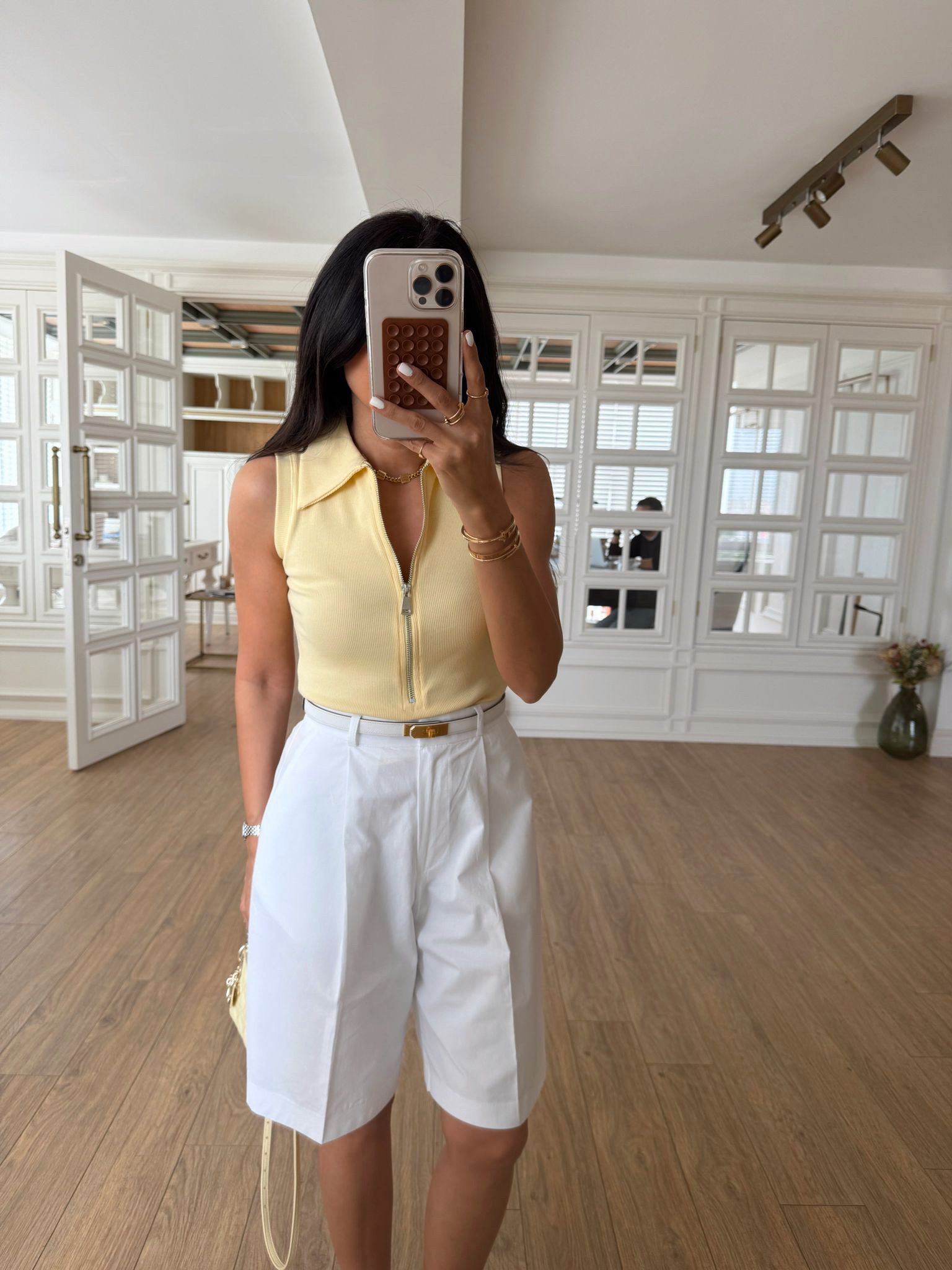 Briday Fermuarlı Polo Yaka Body
