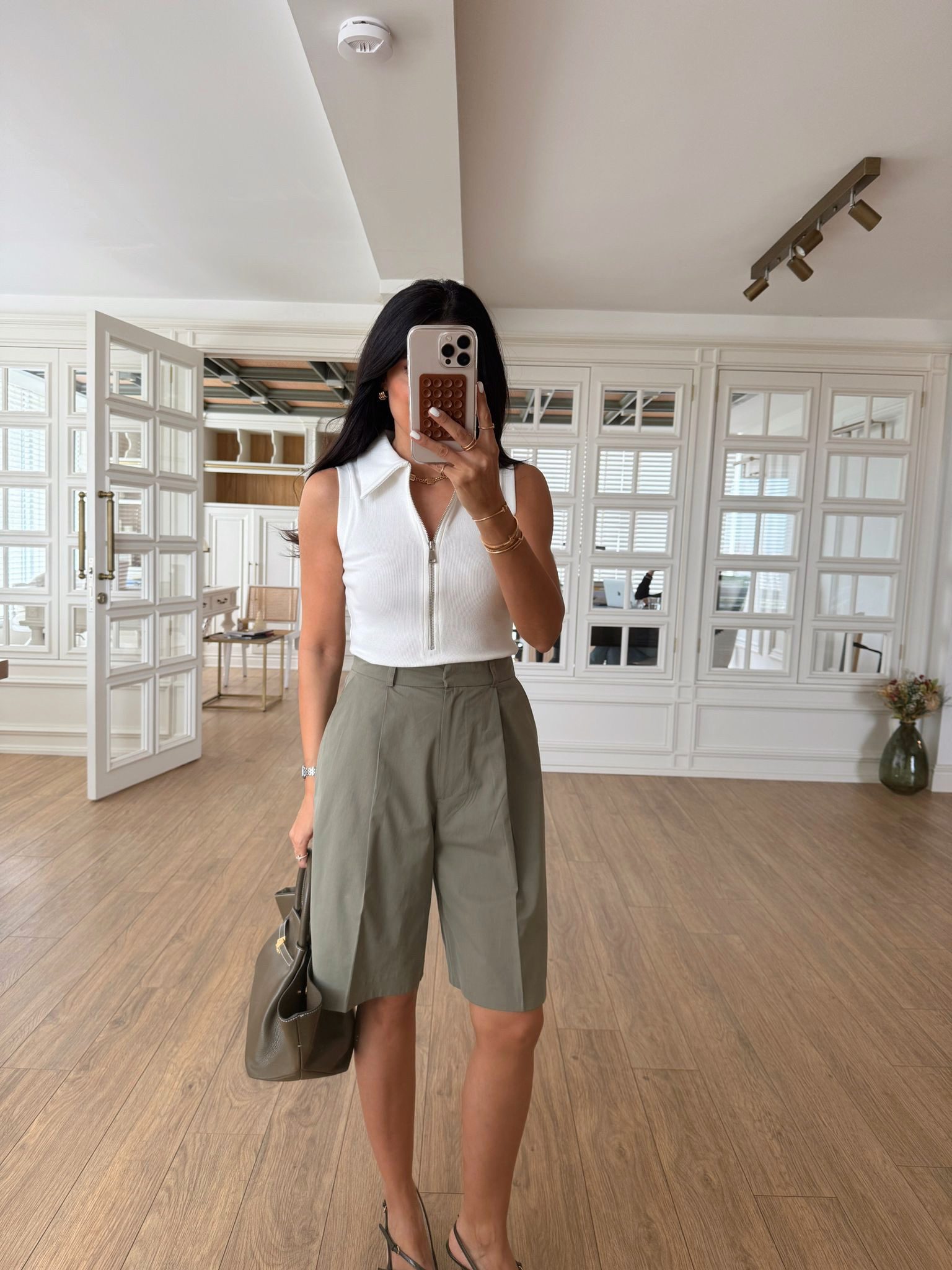 Briday Fermuarlı Polo Yaka Body
