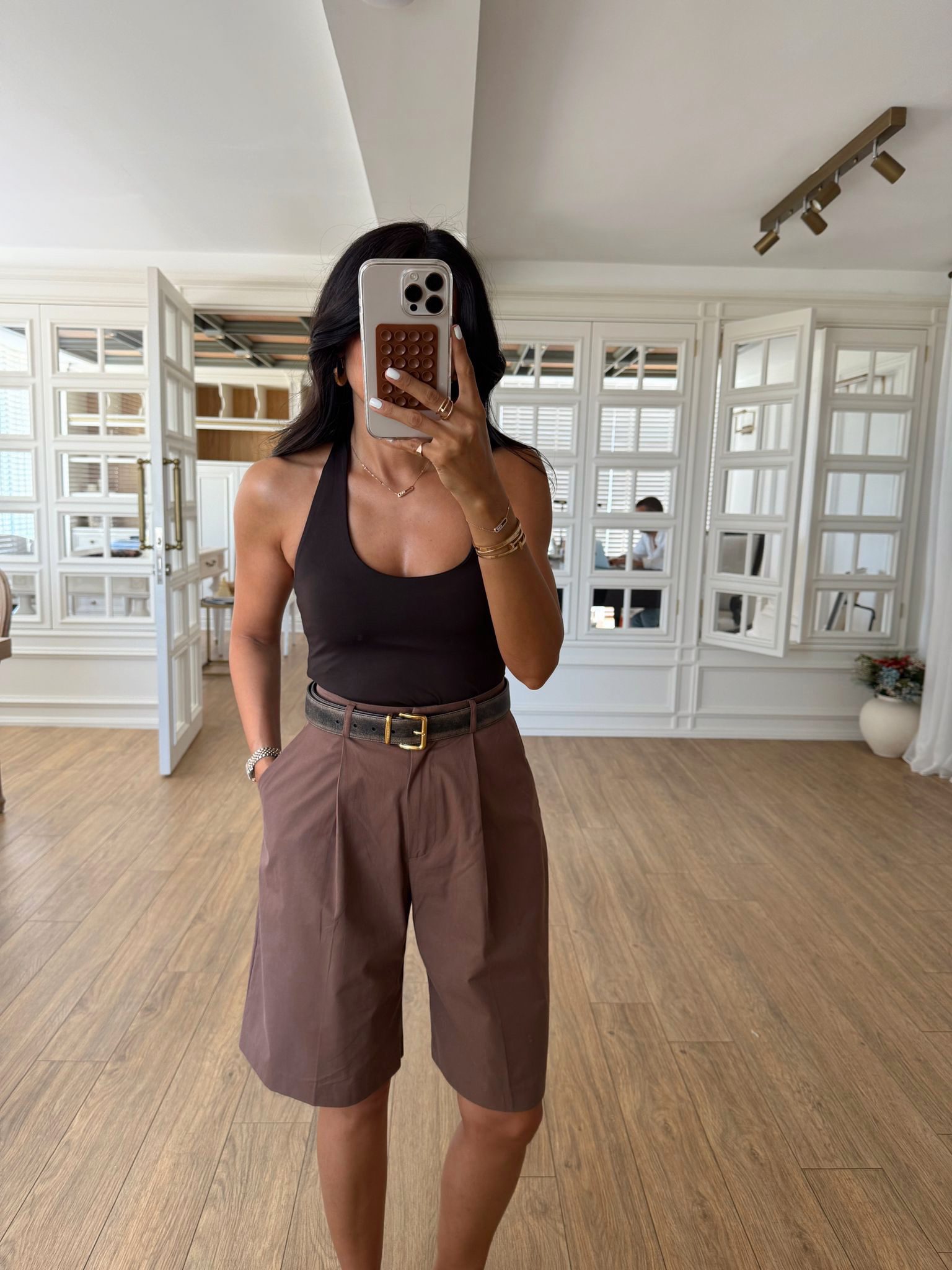 Suzy Halter Yaka Sırt Dekolteli Body