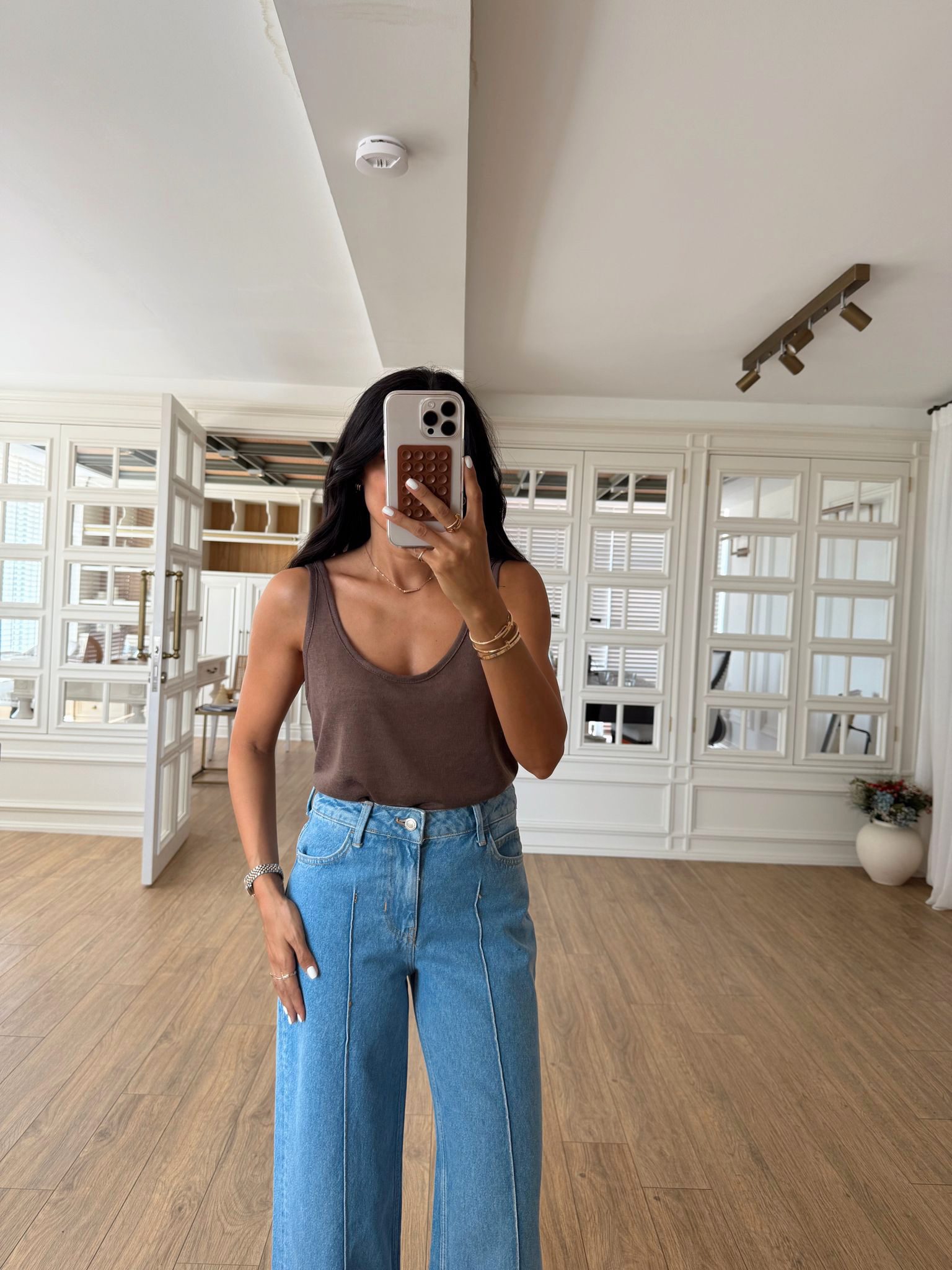 Lezy Oval Yaka Basic Bluz