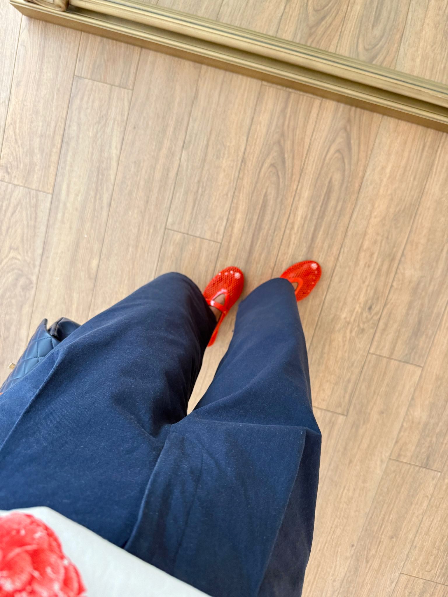 Qulina New Çift Köprülü Bol Paça Pantolon