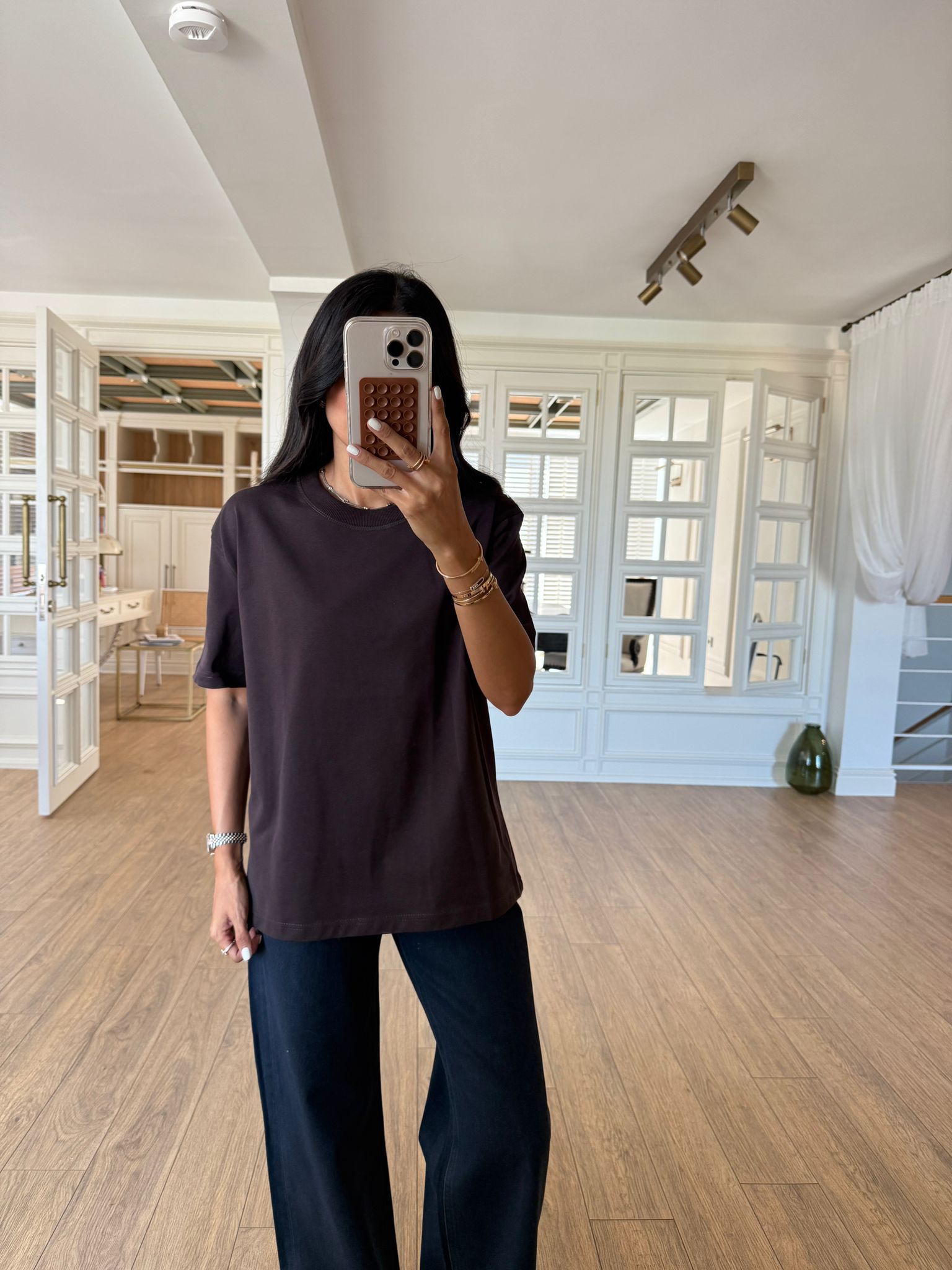 Versando Dilvin Dekoratif Yaka Kısa Kollu Premium Basic