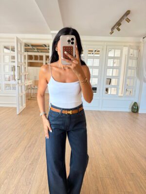 Raponsel İp Askılı Çıt Çıtlı Bodysuit