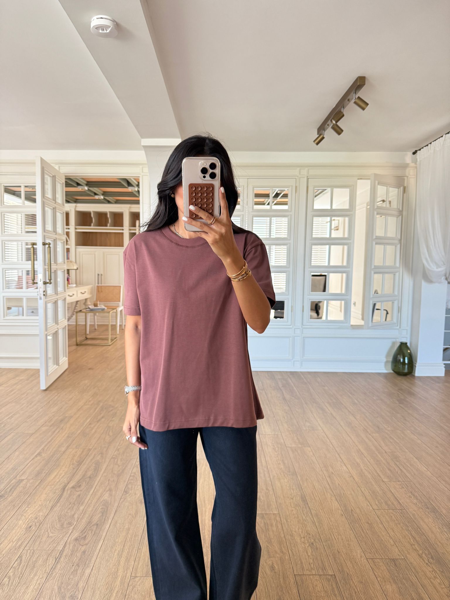 Versando Dilvin Dekoratif Yaka Kısa Kollu Premium Basic