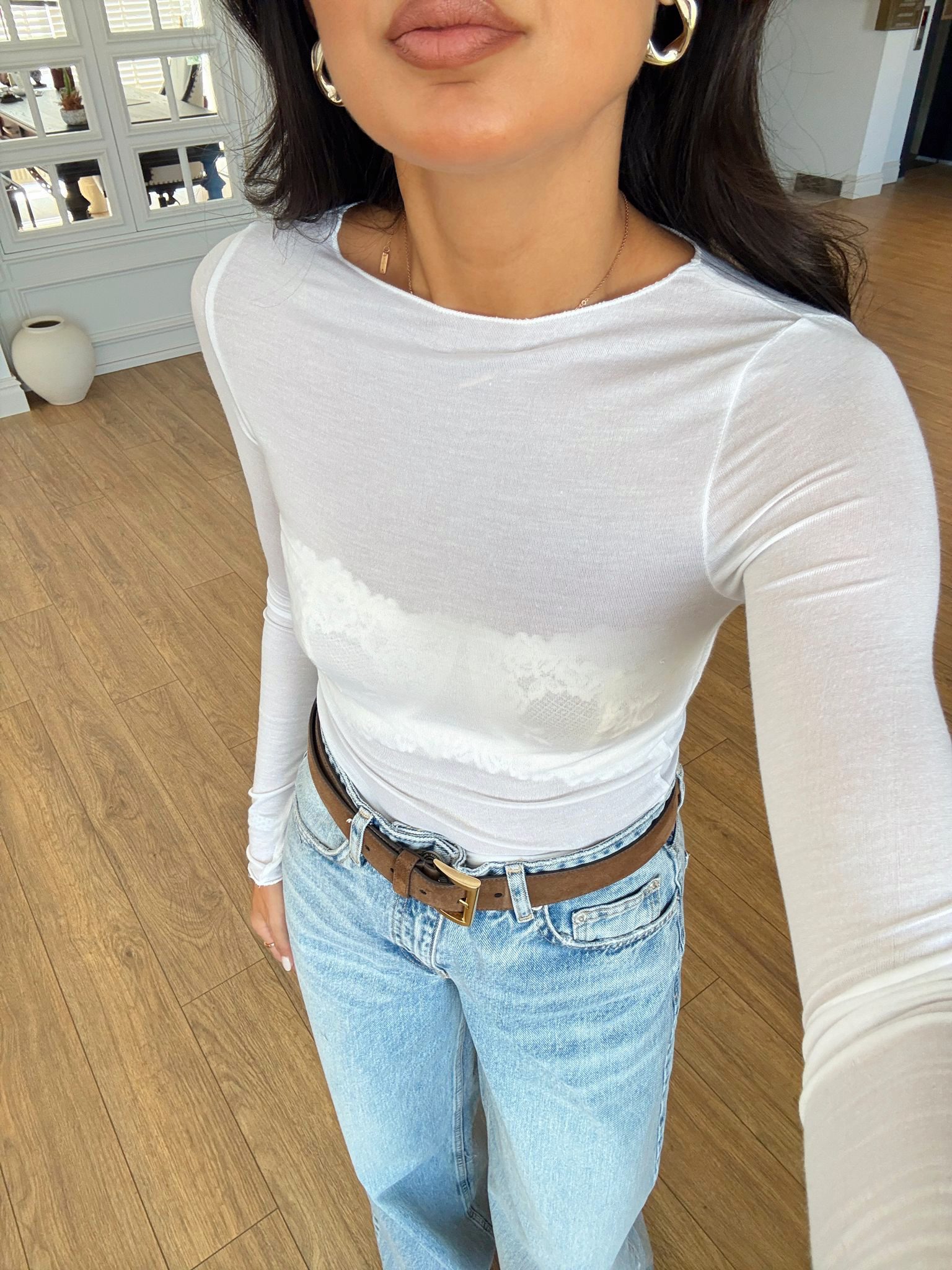 Rimso Kayık Yaka Premium Modal Kaşmir Bluz