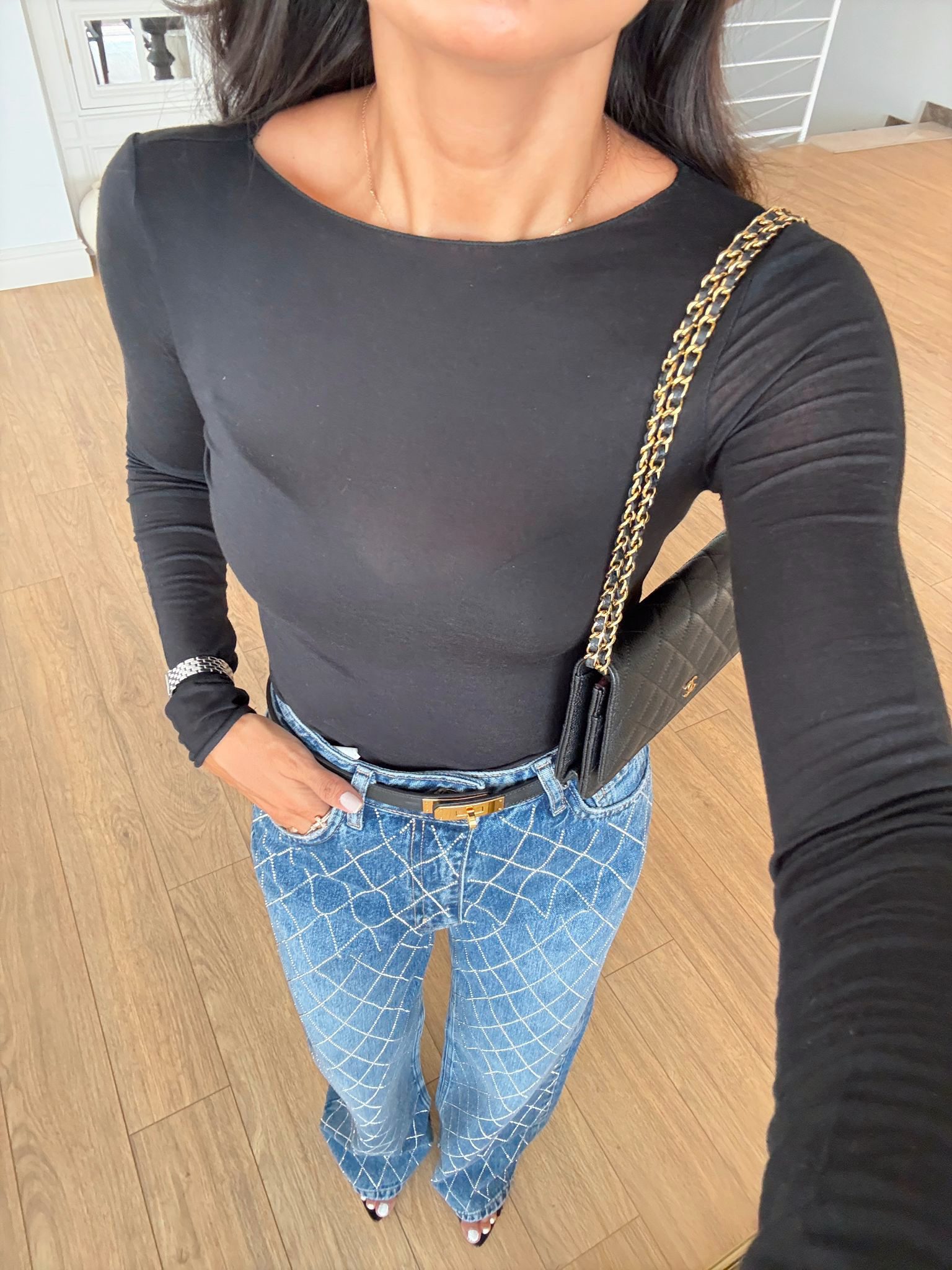 Rimso Kayık Yaka Premium Modal Kaşmir Bluz