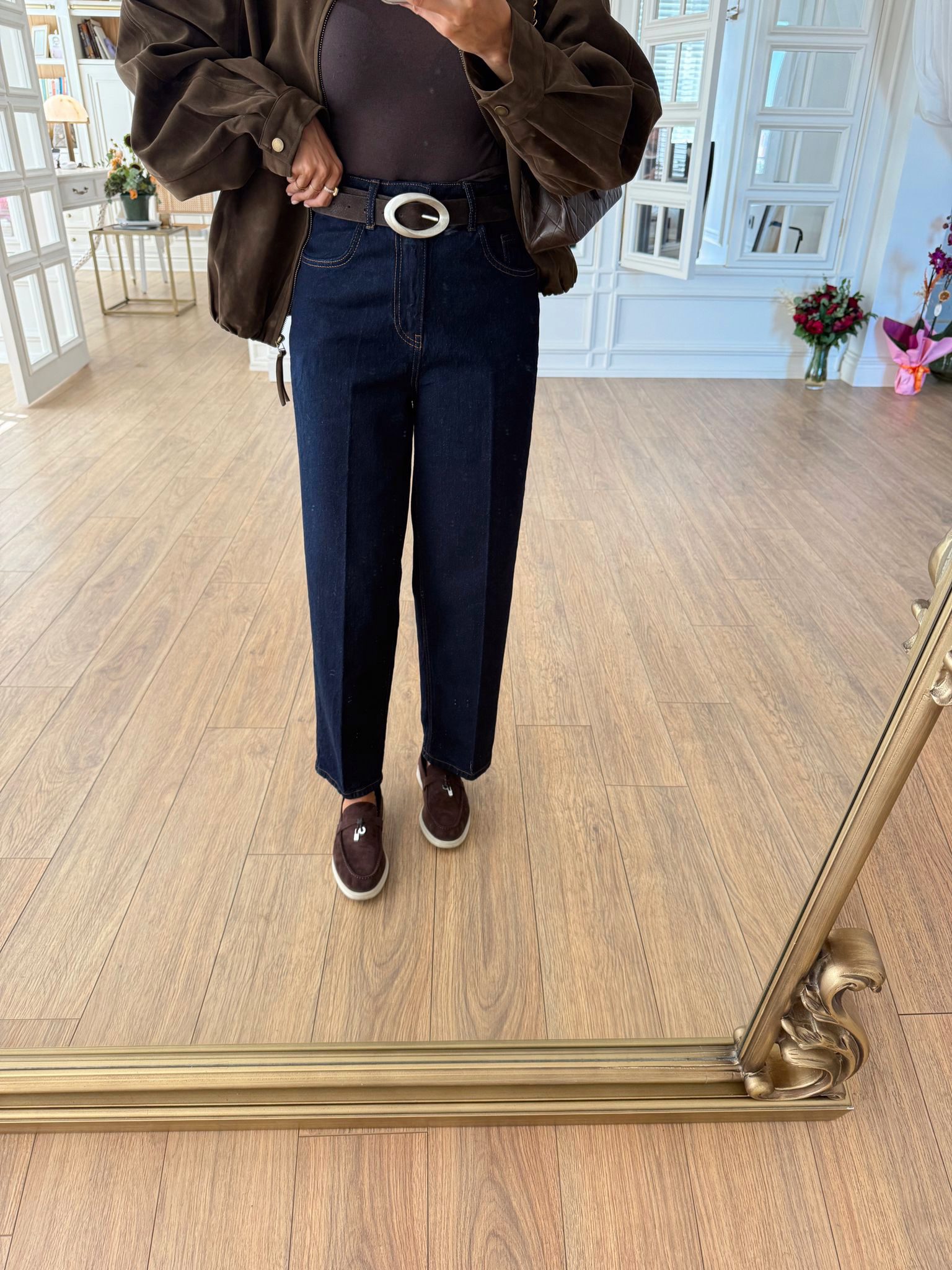 Cino Skarter Mom Jean - Lacivert, 32