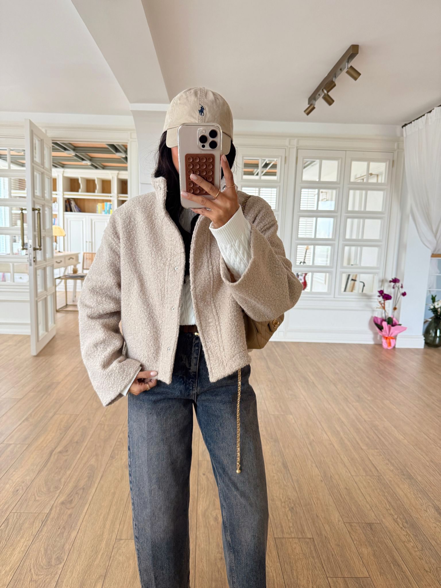 Bonny Dik Yaka Çıt Çıtlı Kırçıllı Ceket