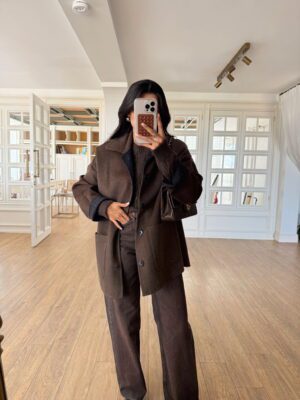 Tomas Çift Taraflı Yün Ceket