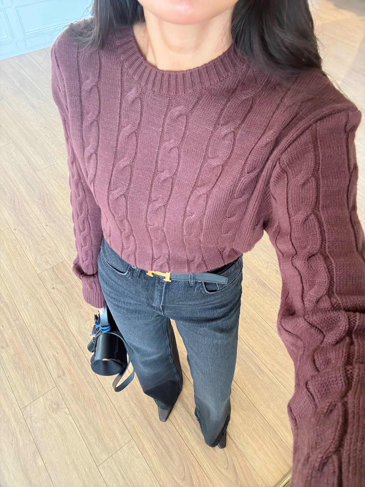 Ohio Saç Örgü Triko - Bordo, Standart
