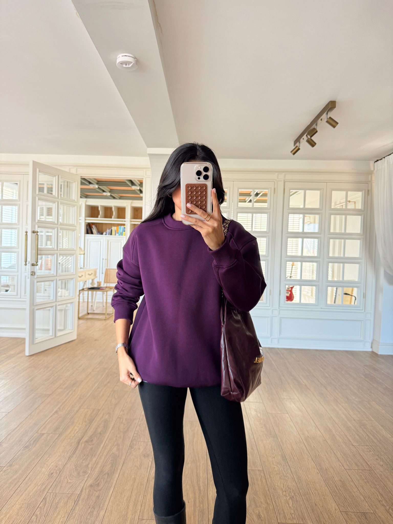 Osiris İçi Şardonlu Bisiklet Yaka Basic Sweat