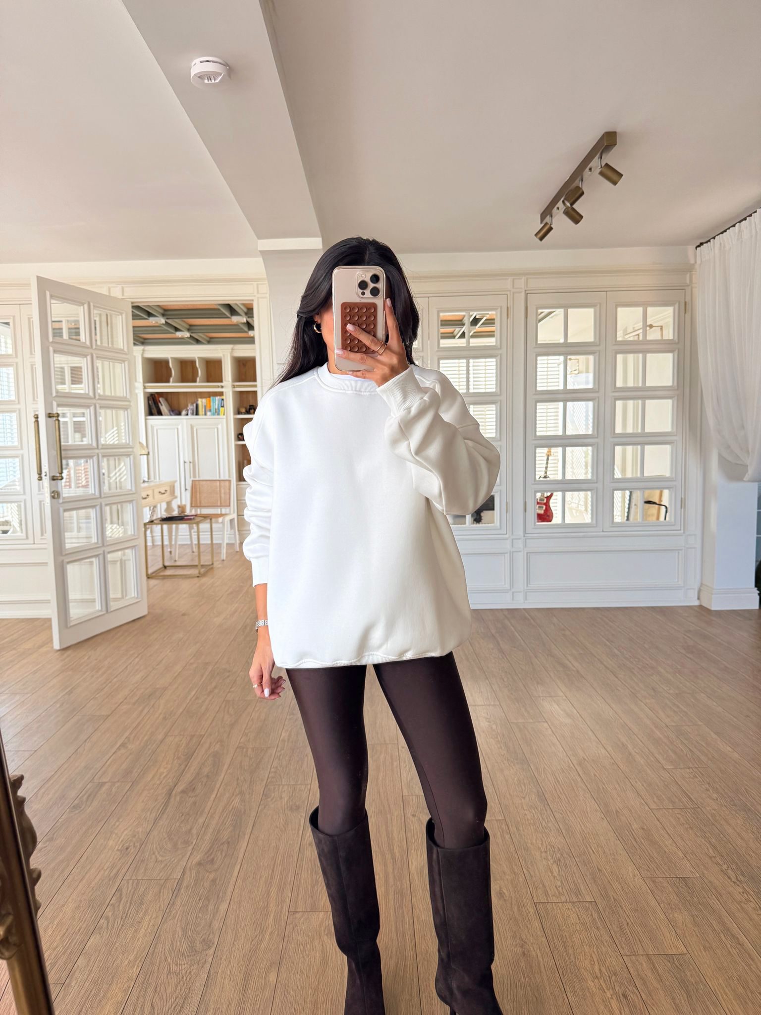 Osiris İçi Şardonlu Bisiklet Yaka Basic Sweat