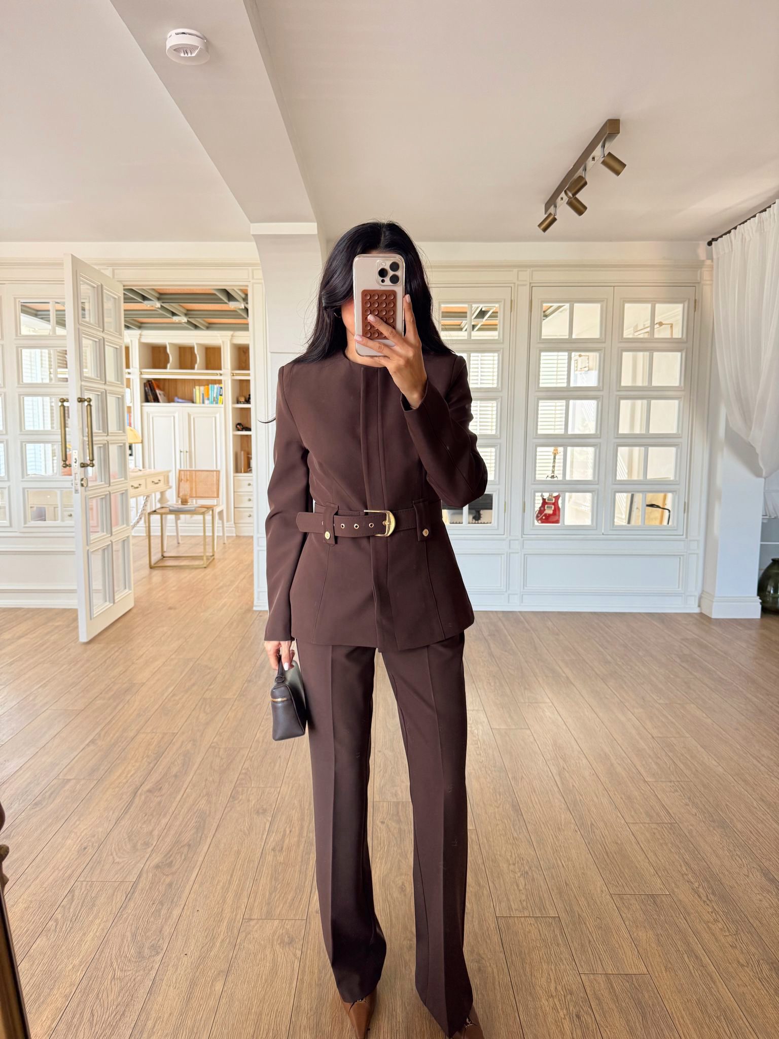 Helen Kemerli Gizli Patlı Premium Ceket-Pantolon Takım