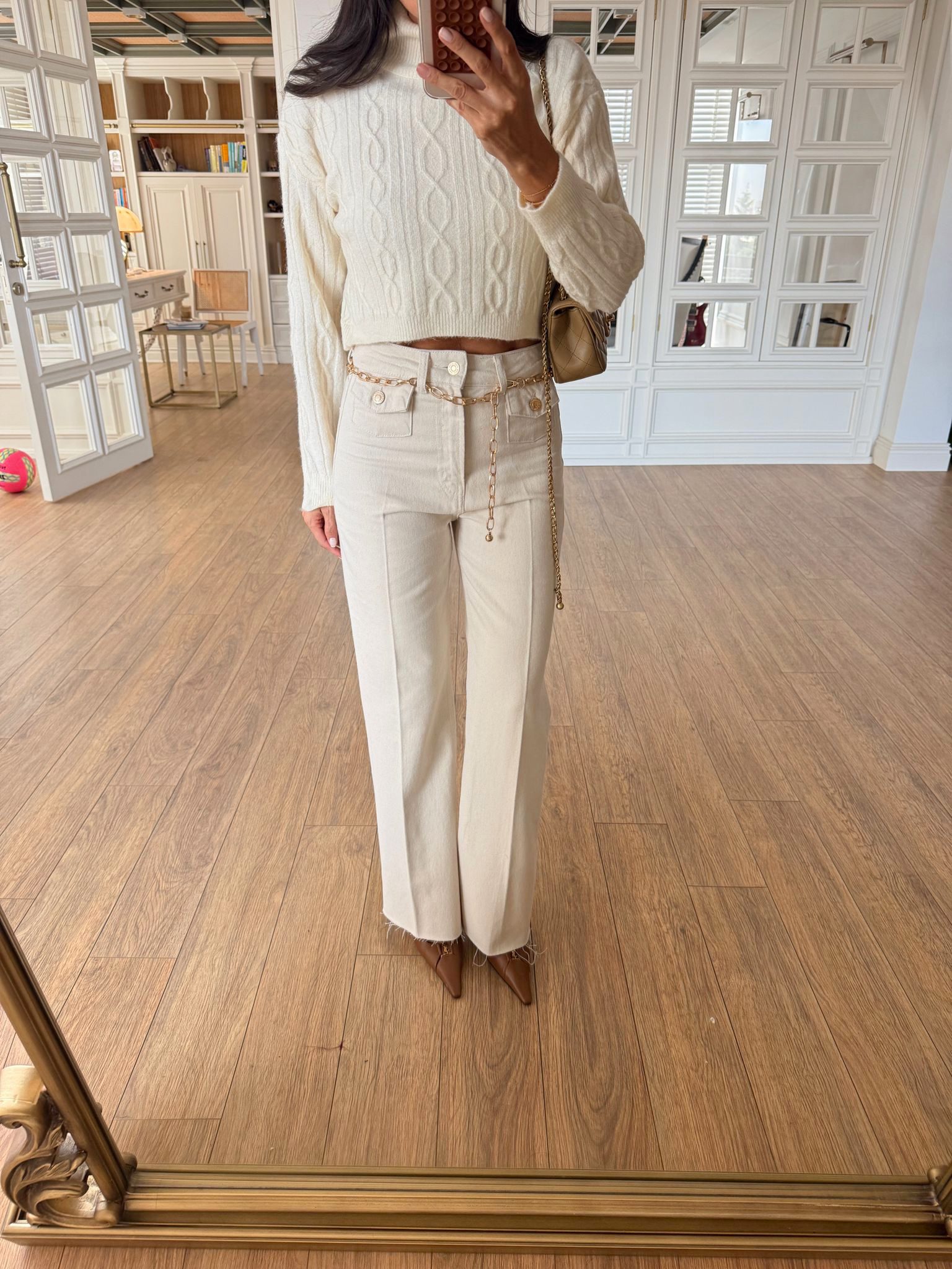 Nexus Zincir Kemerli Cep Detaylı Jean - Natural, 34