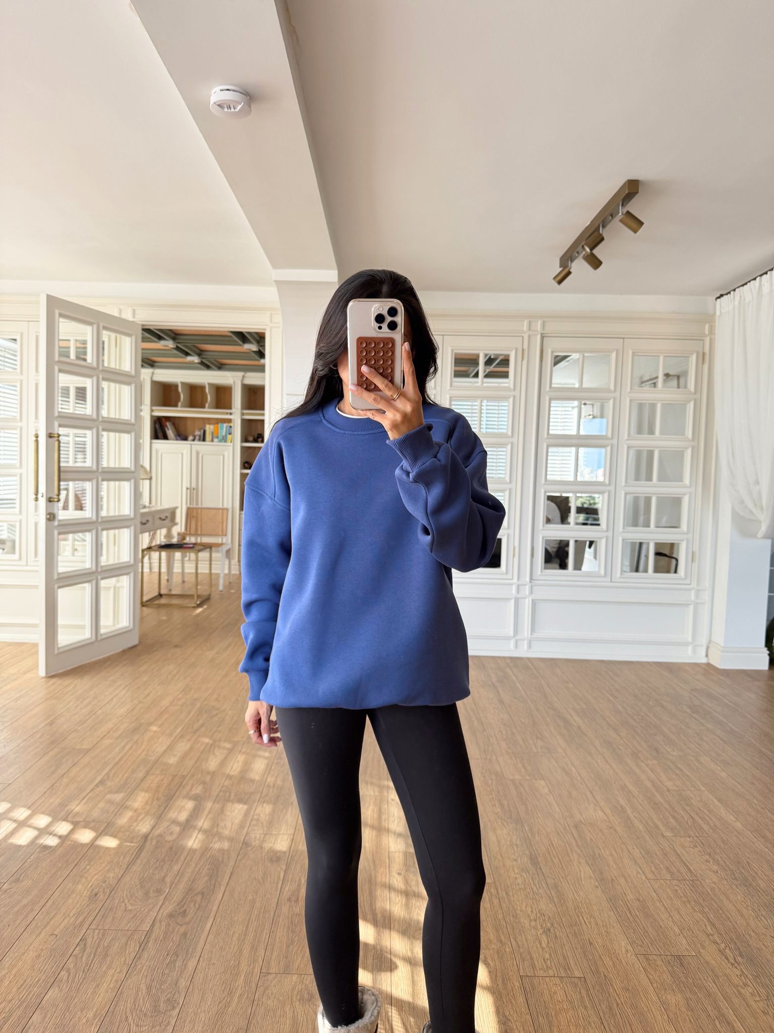 Osiris İçi Şardonlu Bisiklet Yaka Basic Sweat