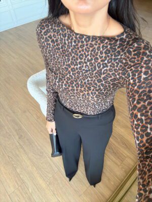 Rimso Kayık Yaka Premium Modal Kaşmir Bluz