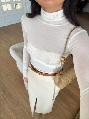 Sid Winal Transparan Balıkçı Bluz