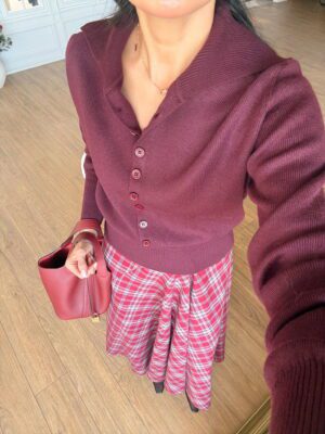 Caprly Polo Yaka Yünlü Düğmeli Triko