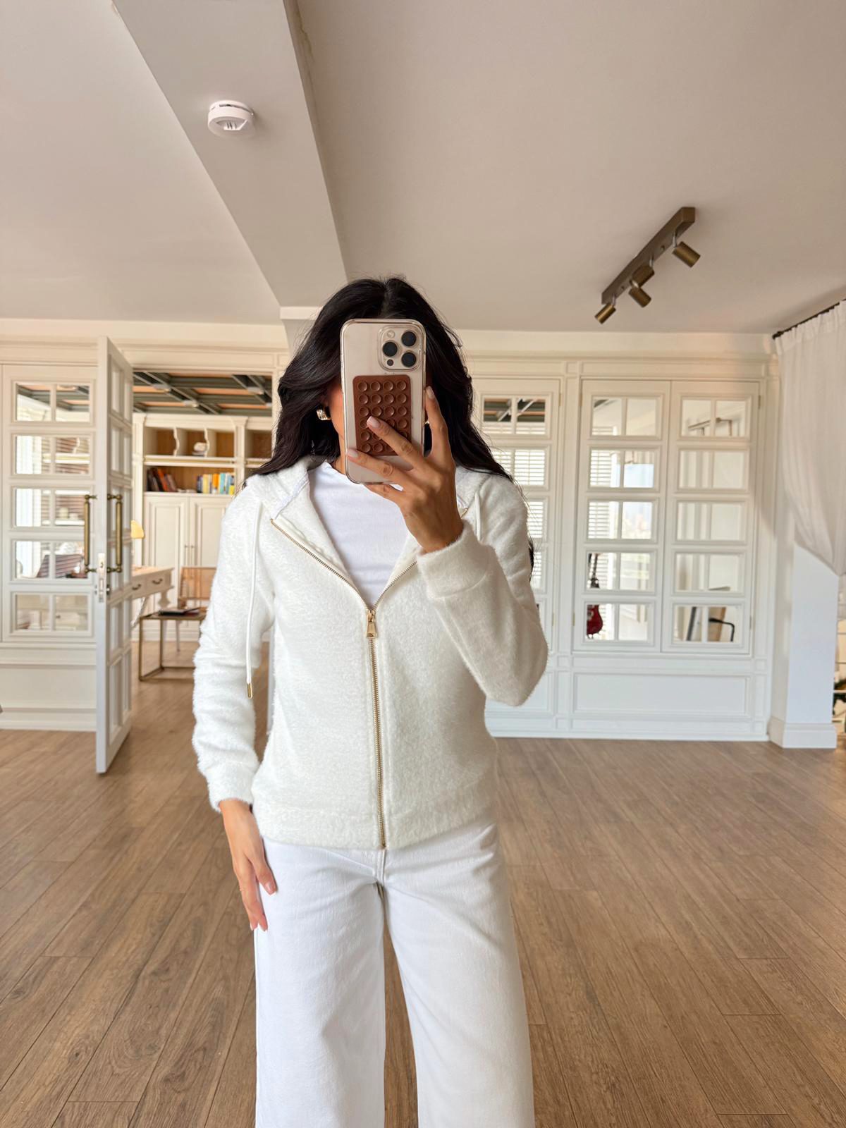 Nitra Mass Kapüşonlu Yumoş Hırka