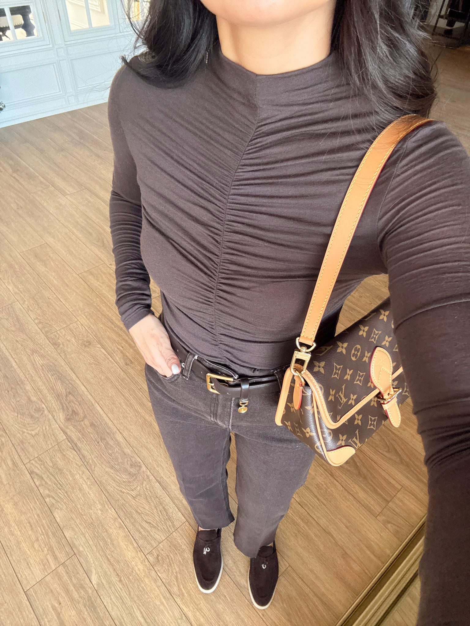 Monica Büzgülü Kaşmir Bluz