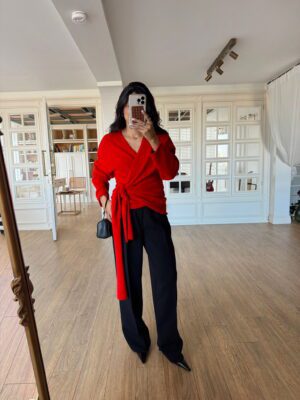 Hangover Yandan Bağlamalı Triko