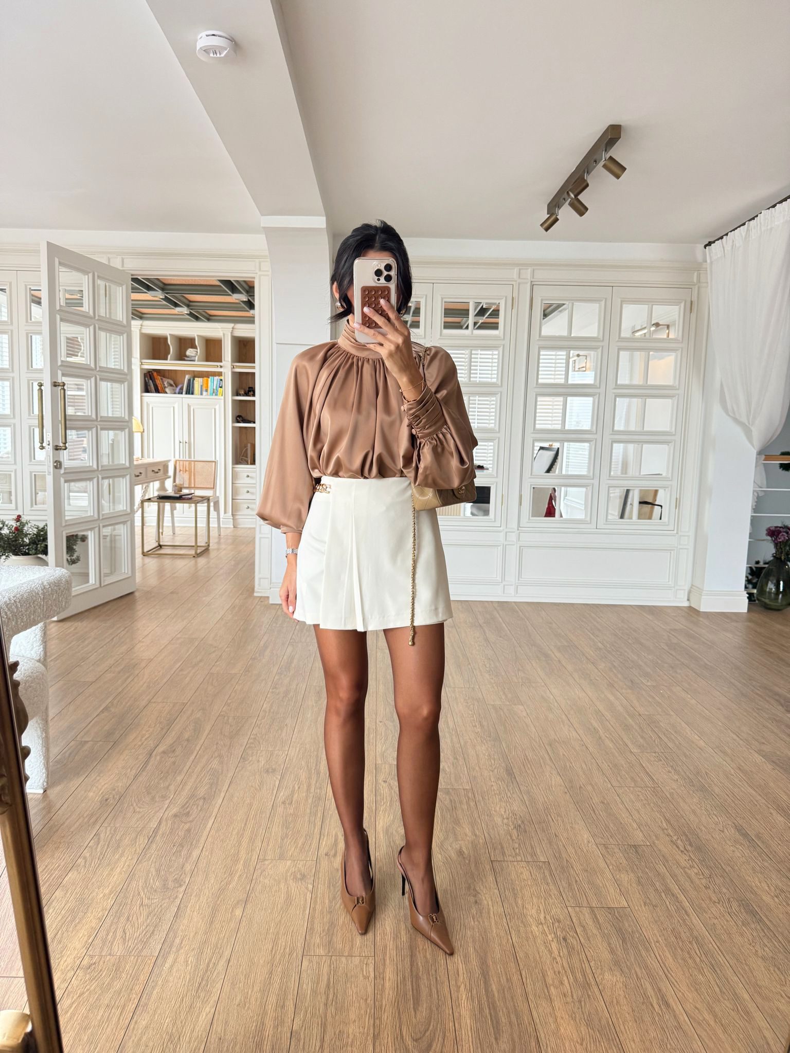 Cenny Zincir Detaylı Şort Etek